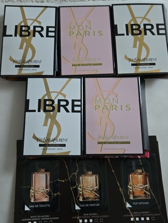 Yves Saint Laurent Other - New Yves Saint Laurent YSL Libre & Mon Paris Lumiere 5x Sample Set